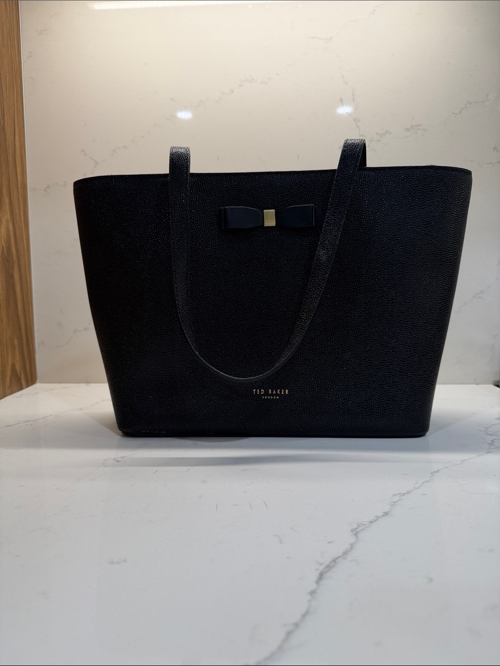 Ted Baker London Black Tote with Signature Bow and Gold Hardware - Picture 8 of 8